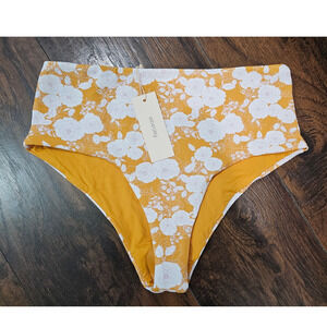 Eberjey Retro Floral High Waisted Bikini Bottom - Size XS